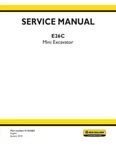 New Holland E26C Mini Excavator Service Manual. Fixed Price $124.00.