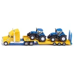 1/87 New Holland Trailer With (2) T7070 Tractors SIKU-1805. Fixed Price $29.99.
