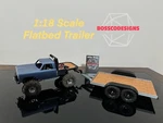 Flatbed Trailer Kit For Traxxas TRX4M 1:18 Scale Model Rc Car. Fixed Price $45.99.