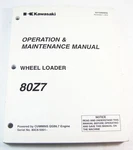 Kawasaki 80Z7 Wheel Loader Maintenance Operators Manual 80C6-5001. Fixed Price $122.29.