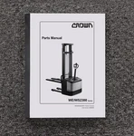 Crown WS-2300 Walkie Stacker Forklift Pallet Jack Parts Catalog Manual. Fixed Price $124.74.