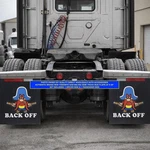 Yosemite Sam Tractor Trailer Diesel Back Off Truck 24"X30". Fixed Price $233.99.