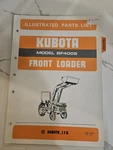 Kubota BF400S Loader Parts Book Manual. Fixed Price $22.00.