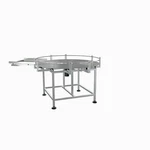Globaltek Stainless Steel 60 Dia. Accumulating Rotary Table With Feed. Fixed Price $6300.00.