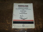 Ingersoll Rand Blaw Knox PF-4410 Paver Finisher Spec Operator Maintenance Manual. Fixed Price $122.79.
