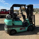 Mitsubishi Propane Standard Counterbalance Forklift Cushion Tires. Fixed Price $5000.00.