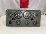 Instrument Dash Panel Used M35 A2 M109 Military M-series Truck Stewart Warner. Fixed Price $115.00.