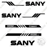 Fits Sany Decal Kit Excavator - 7 Year 3M Vinyl (SY235C Lc). Fixed Price $244.95.