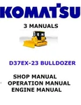 Komatsu D37EX-23 Bulldozer Operation & Maintenance Service Engine Manual Pdf. Fixed Price $35.00.