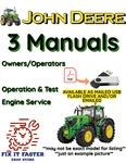 John Deere 7330 Premium Tractor Owner Operation Test Engine Manual Pdf Usb. Fixed Price $44.00.