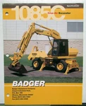 1996 Badger 1085C Cruz-air Excavator Construction Sales Tri-folder. Fixed Price $15.00.