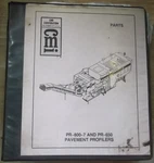 Cmi PR-800-7 PR-650 Pavement Profiler / Reclaimer Parts Manual Book Catalog. Fixed Price $49.99.