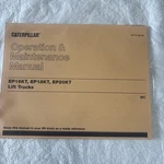 Caterpillar EP16KT EP18KT EP20KT Forklift Owner Operator Maintenance Manual. Fixed Price $74.99.