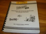 Cedarapids 4033 Secondary Super 48 Hammermill Operator Maintenance Manual 29869. Fixed Price $77.54.
