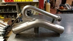 Stainless 3" H&b Mining Co. Dry-lander Blaster Suction Nozzle Gold. Fixed Price $230.00.