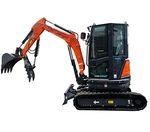 Cfg Mini Hydraulic Excavator 2.8 Ton Tracked Crawler Digger Kubota Diesel Engine. Fixed Price $26780.00.