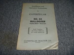 Caterpillar 4A Bulldozer Angling Blade 44 60" Installation Operator Manualxz. Fixed Price $122.76.
