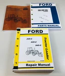 Ford 345C 445C 545C Tractor Loader Service Parts Operators Repair Manual Set. Fixed Price $96.97.