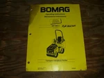 Bomag BW900-2 Tandem Vibratory Drum Roller Owner Operator Maintenance Manual. Fixed Price $60.82.