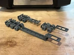 Talbert 2X3X2 Beam Lowboy Trailer Kit Ho 1:87 Resin 3D Printed Custom. Fixed Price $75.00.