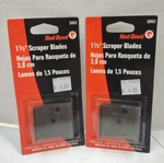 Red Devil 3062 1/2" Scraper Blades Total Fits 3040 & 3045 Nos Packs. Fixed Price $6.77.