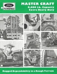 Fork Lift Truck Data Sheet - Master Craft 8000 Lb C1989 Brochure (LT603). Fixed Price $10.21.