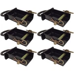 Qty 6: Removable Stake Pocket D-rings Fits Universal Products Replaces Pk-sptd. Fixed Price $75.99.