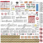 Fits Skyjack SJ6832RT Decal Kit Scissor Lift Replacement Stickers - 3M Vinyl!. Fixed Price $224.95.