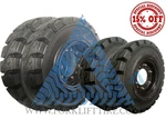 4PK. 2. 28X9-15. Solid And 7.00-12 (5") Tires. On Wheels. Cat. Fixed Price $3959.67.
