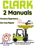 Clark Forklift Owner Operator Service Repair Shop Manual Pdf On Usb. Fixed Price $45.00.