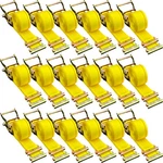 E-track Ratchet Straps 18-PACK 2" X 15' Tie-down Kit Cargo Van Truck Trailer. Fixed Price $65.99.