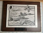 John Willis Studio Navy Cultured Marble Strkfitron Marauders 80S Jets. Fixed Price $18.00.