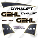 Gehl DL12-40 Decal Kit Telehandler Aftermarket Not Genuine Oem. Fixed Price $264.95.