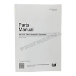 Caterpillar 306 Cr Mini Hydraulic Excavator Parts Catalog Manual Ser 6G61-UP. Fixed Price $169.00.
