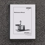 Crown WP2330S WP2335S Electric Walkie Pallet Jack Lift Truck Maintenance Manual. Fixed Price $124.74.