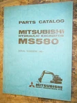 Mitsubishi MS580 Excavator Includes Engine Factory Parts Catalog Serial # 140-. Fixed Price $25.10.