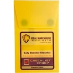 Warehouse Electric Pallet Truck Checklist Caddy 70-1073 Ironguard. Fixed Price $68.43.