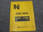Hyster C340A & C350B Smooth Drum Roller Compactor Shop Service Repair Manual. Fixed Price $160.30.