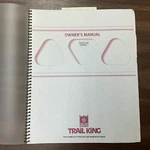 King TK12U-162 Flat Bed Trailer Owners Manual Maintenance Service & Parts. Fixed Price $19.49.