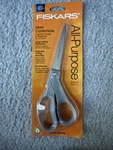 New Fiskars Performance Ergo Sharp Gray 8" Household Scissors Stainless Blades. Fixed Price $12.00.