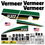 Fits Vermeer SC372 Stump Grinder Decal Kit (curved) - Year Outdoor 3M Vinyl!. Fixed Price $199.95.