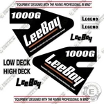 Fits Leeboy 1000G Kit Asphalt Paver Equipment Decals - 7 Year Vinyl!. Fixed Price $174.95.