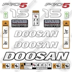 Fits Doosan GC15S-5 Decal Kit Forklift- 7 Year Outdoor 3M Vinyl!. Fixed Price $89.95.
