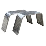 2-PACK Aluminum Diamond Plate Flat Top Trailer Fender Jeep Style 10" X 36" 18". Fixed Price $139.49.
