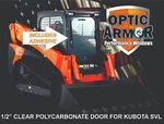 Kubota SVL75 90 95 97 Track Loader 1/2" Severe Duty Poly Door-optic Armor. Fixed Price $599.00.