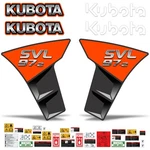 Complete Decal Kit Fits Kubota SVL97-2 Skid Steer + Vinyl Safety Stickers. Fixed Price $164.88.