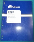 Fiatallis FR20 Wheel Loader Hydraulics & Steering Service Shop Repair Manual. Fixed Price $34.99.