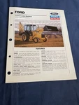 Ford Tractor Loader Backhoe 455C Brochure Dealer Sales Pamphlet. Fixed Price $18.88.