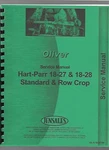 Oliver Hart Parr 18-27 18-28 Tractor Service Repair Operators Manual. Fixed Price $29.99.