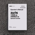 Hitachi Zaxis ZX245USLC-5N Excavator Operator Owner Manual 400001-. Fixed Price $104.49.